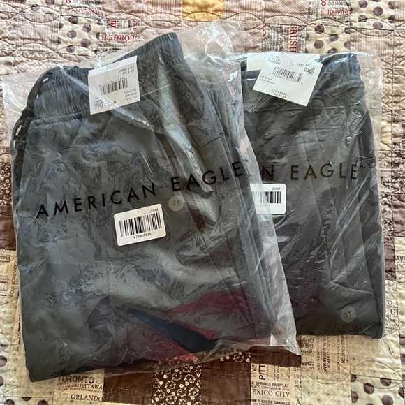 Two Pairs: American Eagle Good Vibes 24/7 joggers in men’s Small Tall - Picture 6 of 6